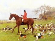 unknow artist Classical hunting fox, Equestrian and Beautiful Horses, 109. USA oil painting artist